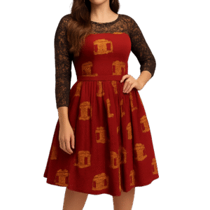 African Off Shoulder Party Wear Dress